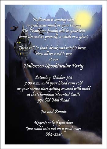 Halloween Party Invitations Ideas