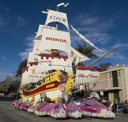 Honda float rose bowl parade #7