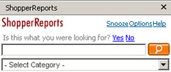 ShopperReports Toolbar