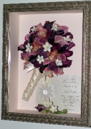 Freeze dried wedding flowers