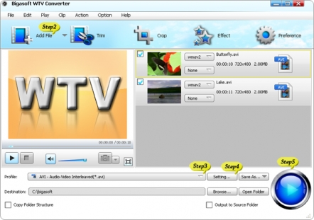 WTV Converter – Convert WTV to MP4, WMV, AVI, MPG, MKV, YouTube and ...