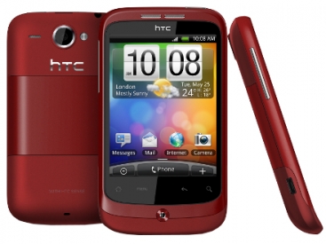 Htc+wildfire+red