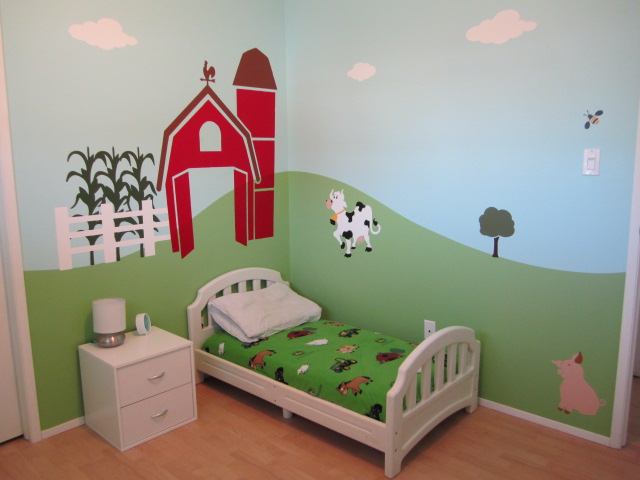 farm wall murals