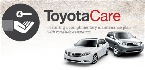 toyota care complimentary maintenance plan #2