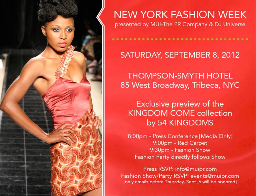 Kindsom Come NYFW 54 Kingdoms Launch