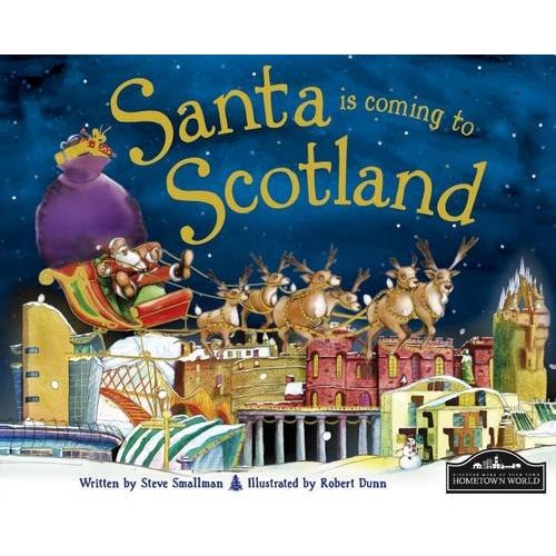 Santa is coming to Scotland Story Book Children Kids Ho Ho Ho