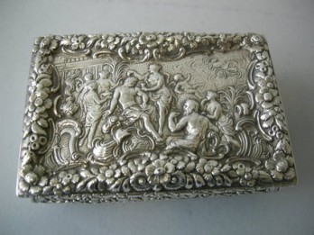 Rare Silver Snuff Box from 1836 Just Acquired -- Nelson and Nelson ...