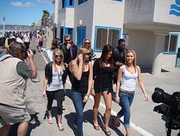 Paparazzi Swarm PB Reality TV Show Cast in Pacific Beach -- SoCal ...