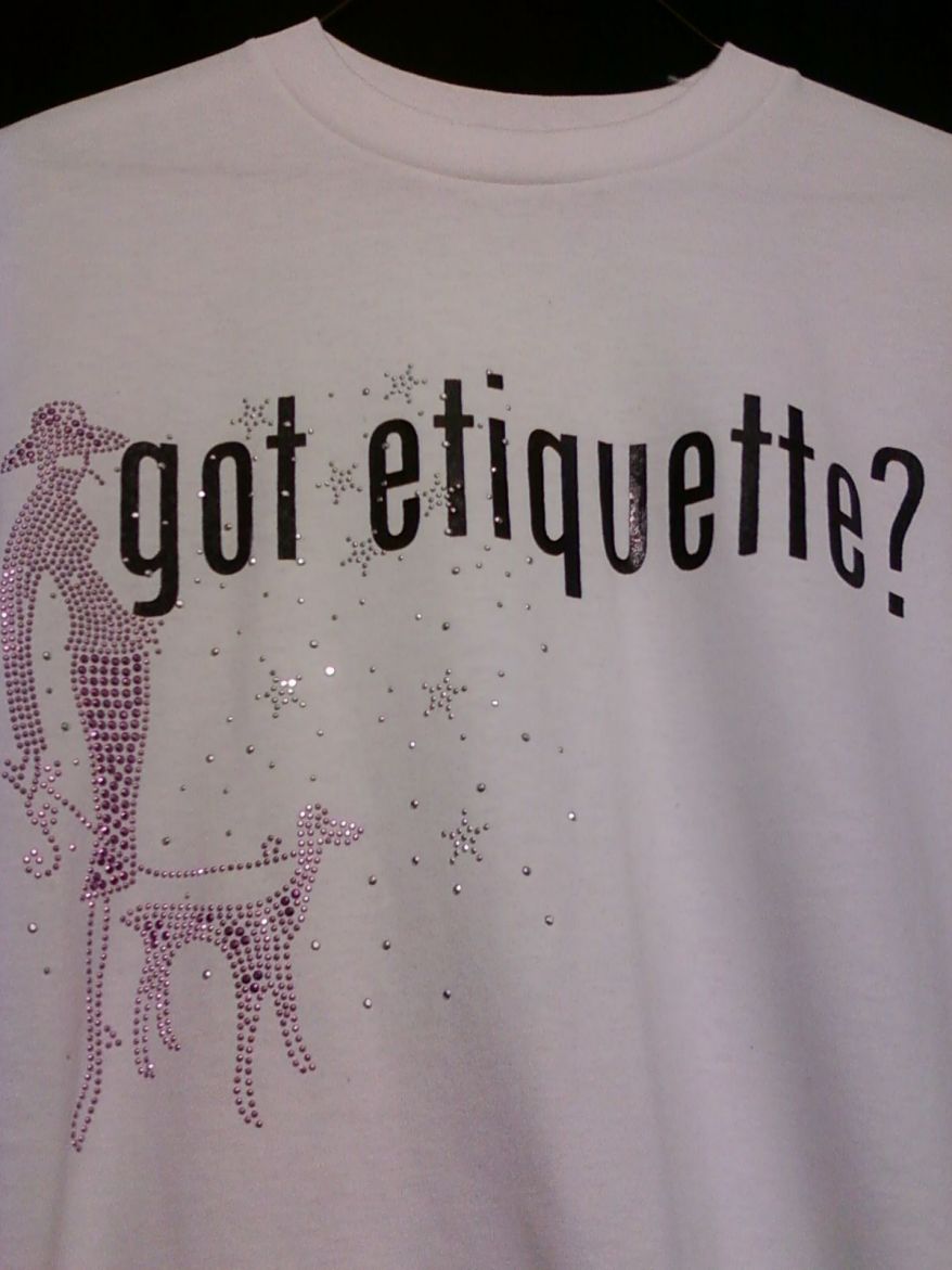 etiquette t shirt off white