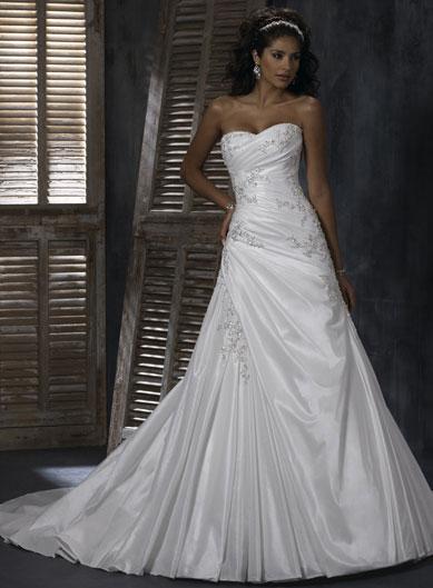 white diamond wedding dress