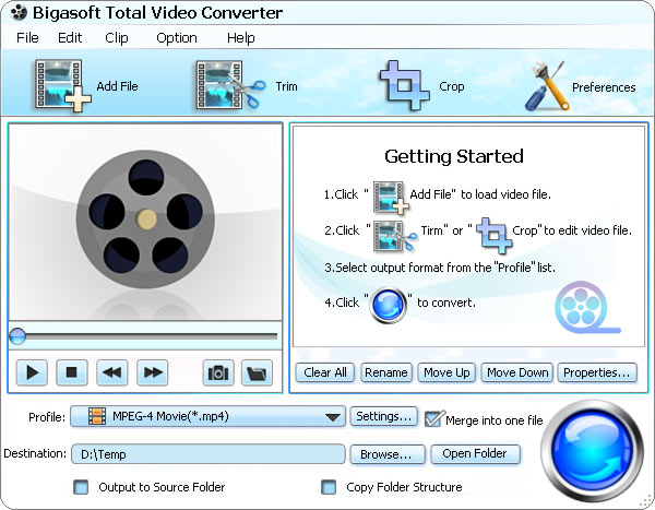 bigasoft total video converter.