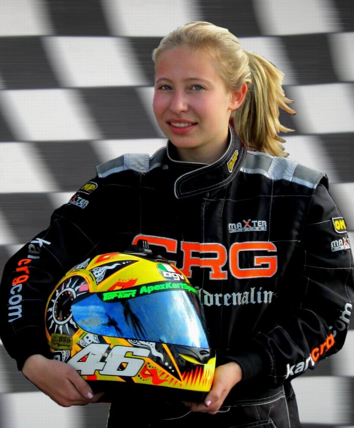 Kristina Vorndran only Female Champion in 2010 US Rotax Max Challenge ...