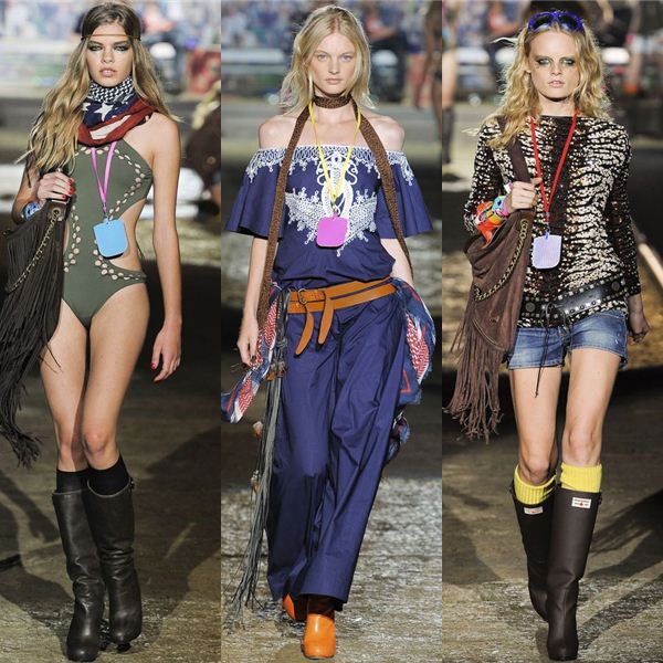 DSquared2 Inspired By Glastonbury Festival- Stylert.com -- gaby schmid ...