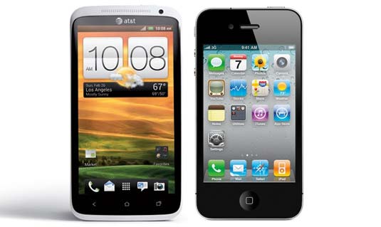 Что лучше iphone 4s или htc