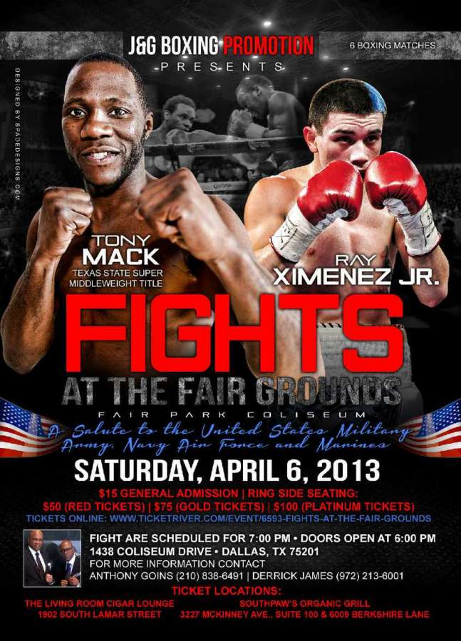 Boxers Wage War at Fair Grounds Saturday, April 6th -- Krista Kelley PR ...