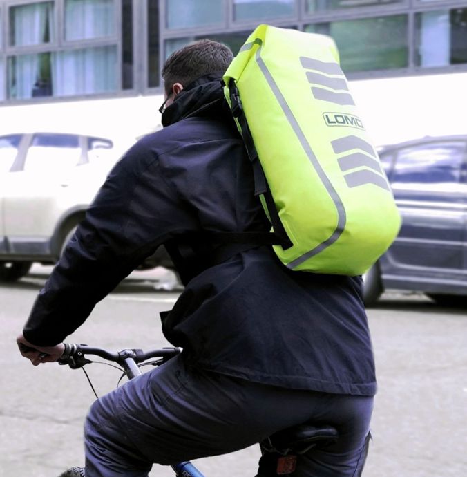 hi vis cycling backpack