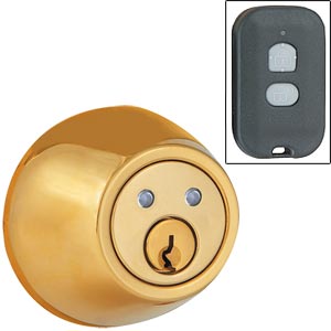 Remote Controlled Wireless Door Lock DEADBOLT-RF- Brass -- ATS-TN | PRLog