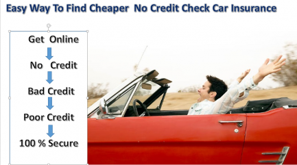 Cheap Car Insurance No Credit Check : Getting Car Insurance With Poor Credit No Credit Bad 