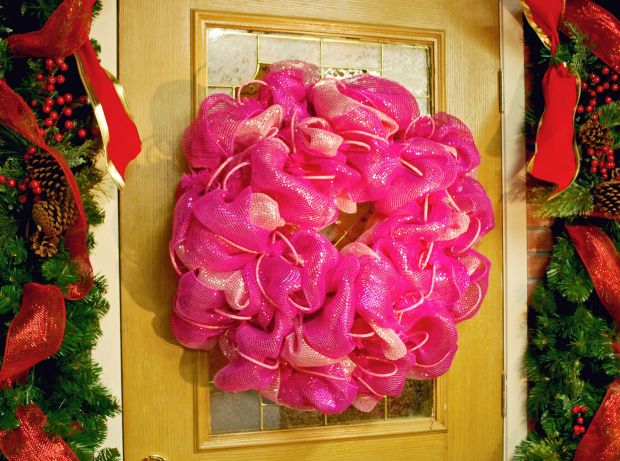 Swimming Pool Services Offering Breast Cancer Awareness Wreaths to ...