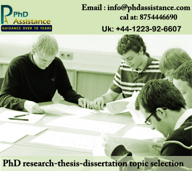 thesis topic selection