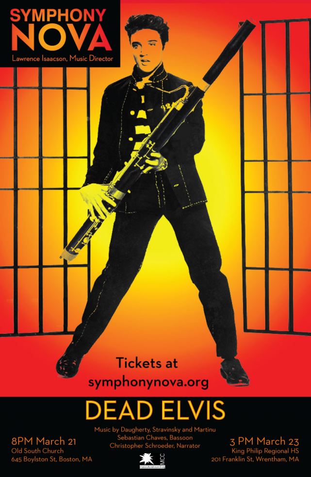 Elvis "The King" comes back to life with Bassoon in hand! -- Symphony