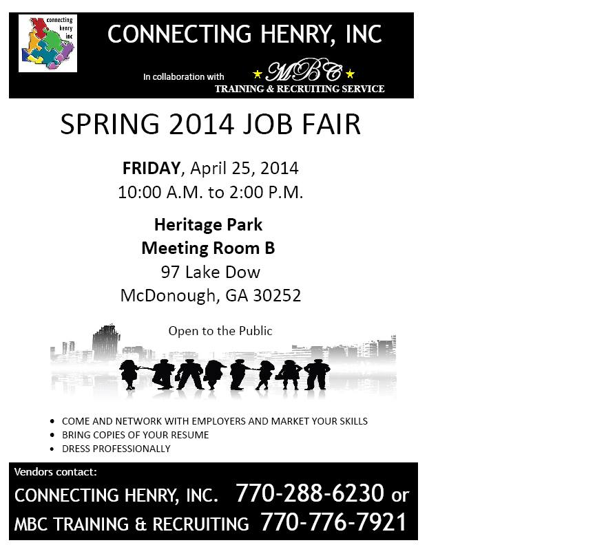 Mcdonough Job Fair 2014