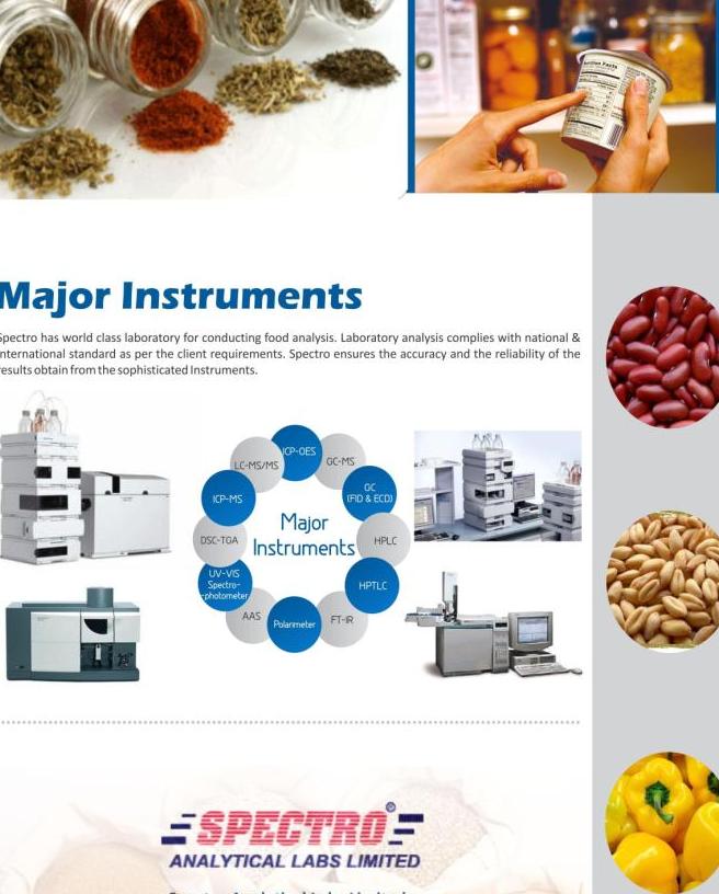 Food Quality Testing Laboratory Spectro Analytical Labs Ltd Prlog