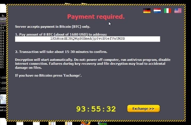 police pay ransomware demand in bitcoins