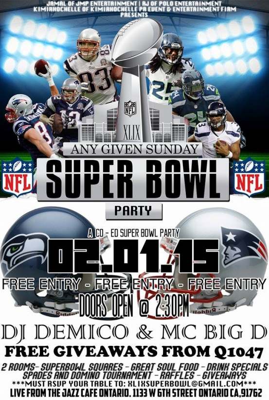 The Biggest Inland Empire Super Bowl XLIX No Charge To Attend -- KRPR ...