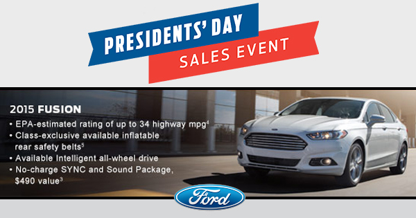 Ford fusion presidents day sale #8