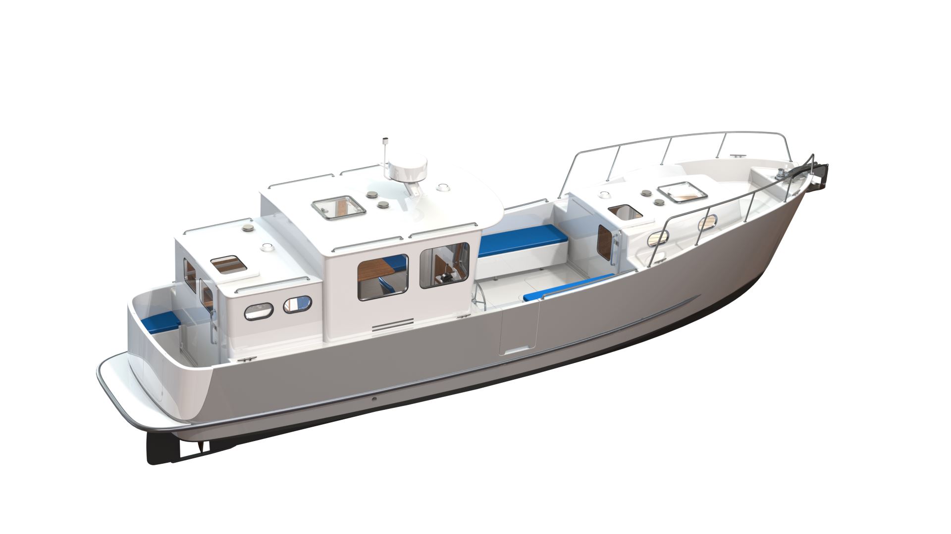 SeaPiper introduces the new SeaPiper 34 Modern Compact Trawler ...