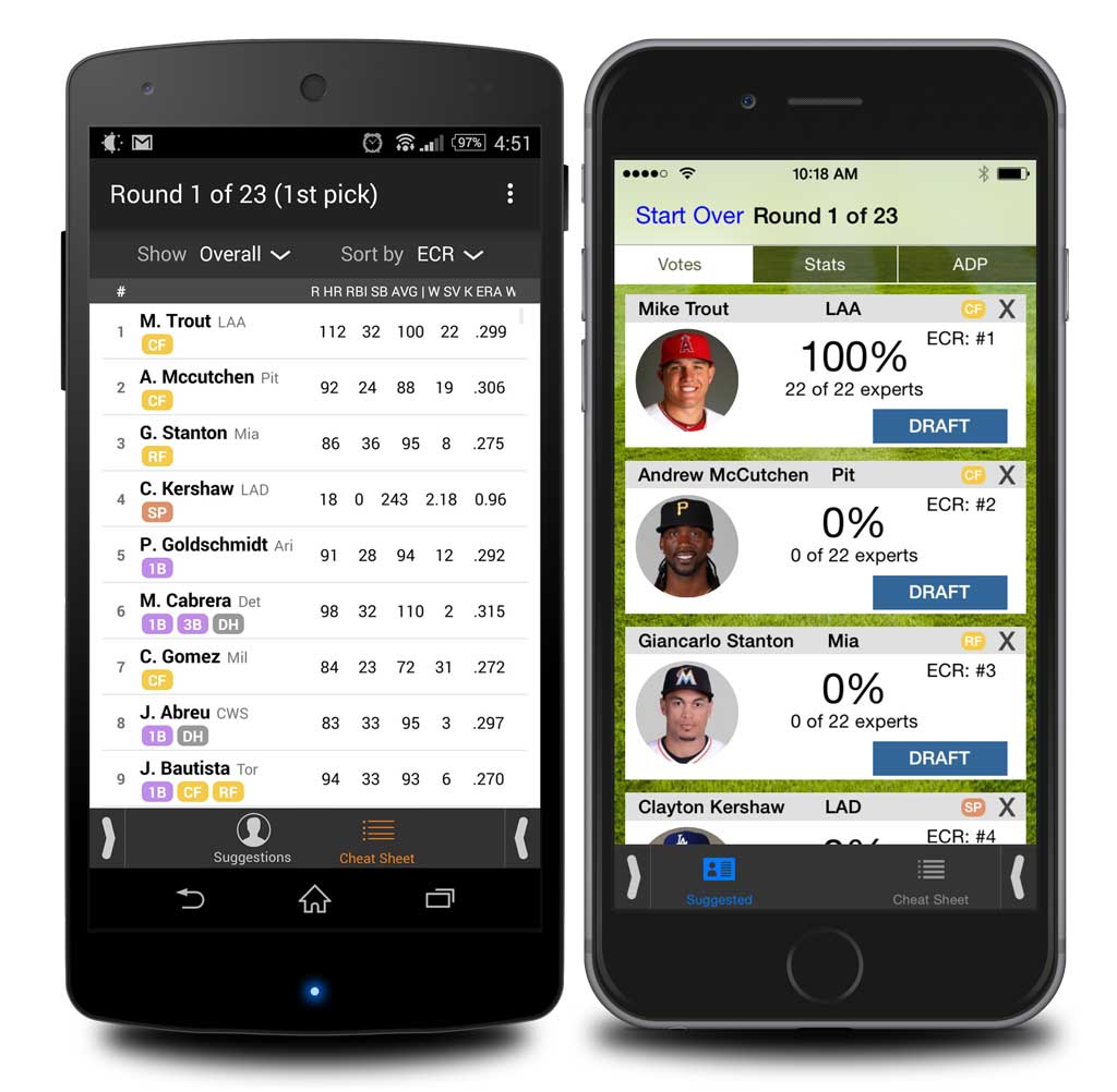 Fantasypros Releases Free Fantasy Baseball Mock Draft App For Ios And