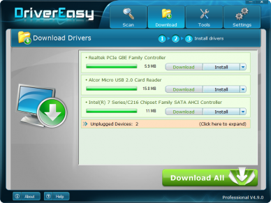 download the new version DriverEasy Professional 5.8.1.41398