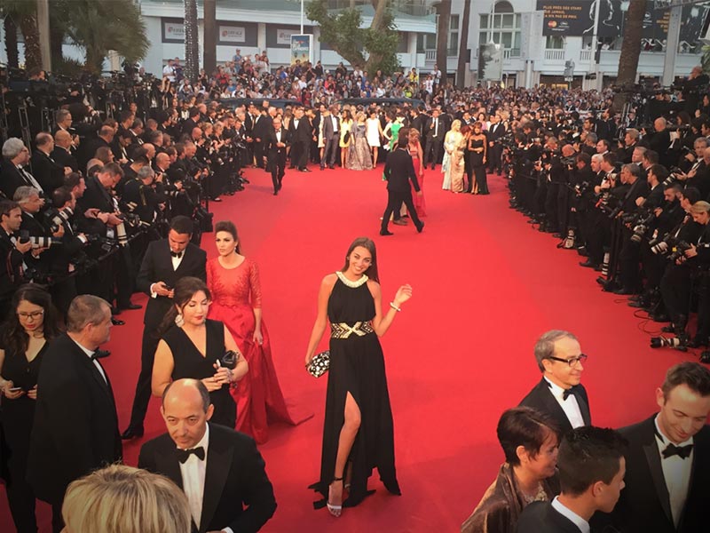 Model Turned Superstar's Grete Raudyte Shines On Cannes Film Festival 