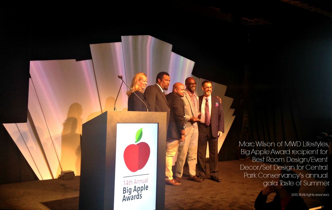 Marc Wilson of MWD Lifestyles Wins Big Apple Award MWD Lifestyles