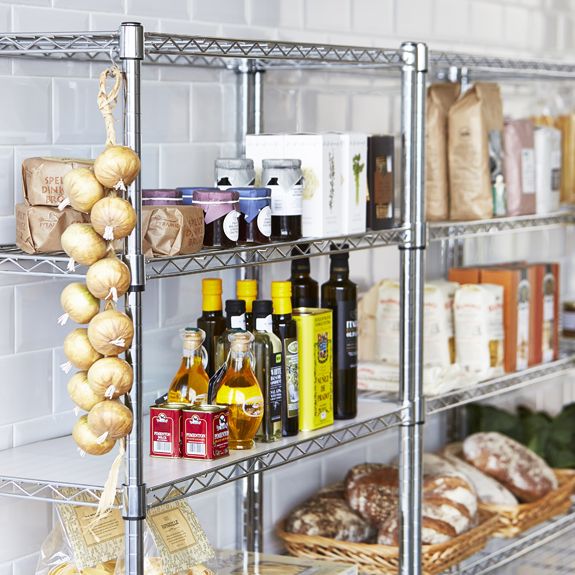 Pantry Heaven Chrome Wire Shelving Shopfitting Warehouse Prlog