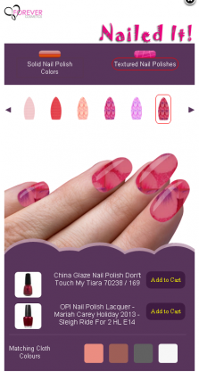 Nailed It! Makeup App Helps Users Choose Nail Polish Colours ...
