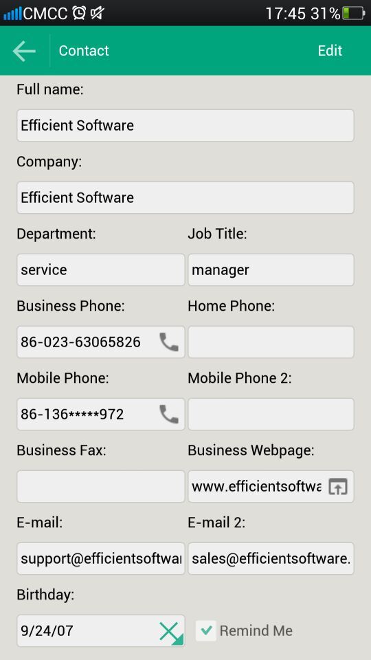 Simple Contact ManagerEfficient Address Book Gets You Closer with