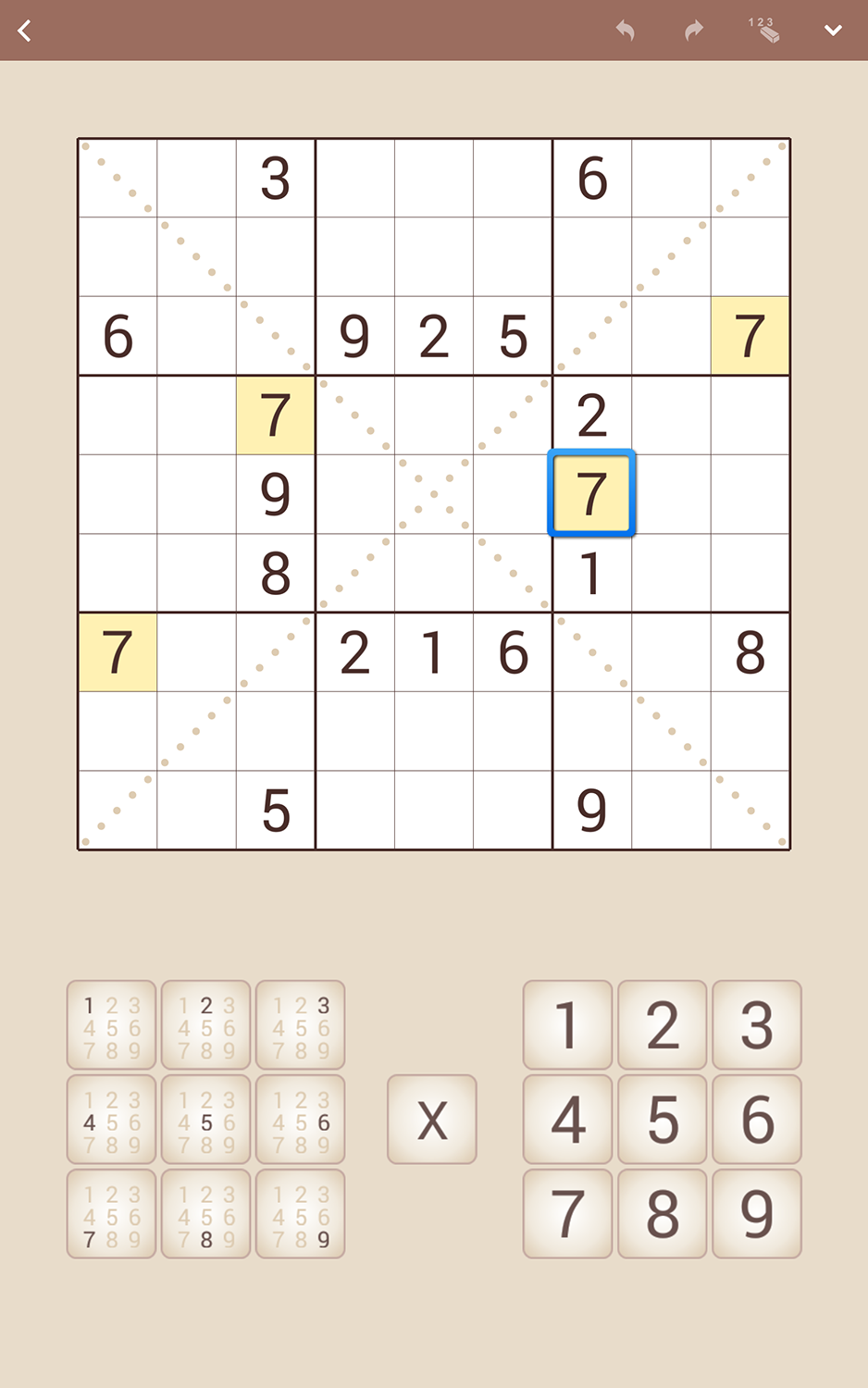 16x16 sudoku with diagonal