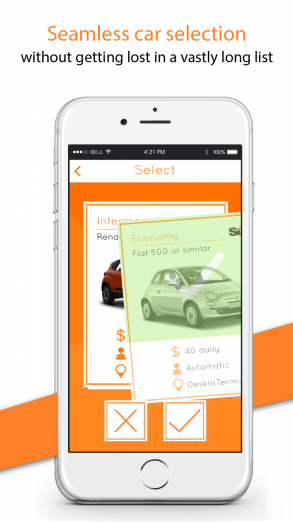 carla car rental app