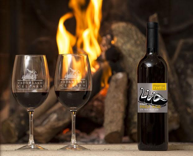 Камин вино фото Cedar Lake Cellars To Host 3 Swans Winter Wine Pairing -- Cedar Lake Cellars PRL