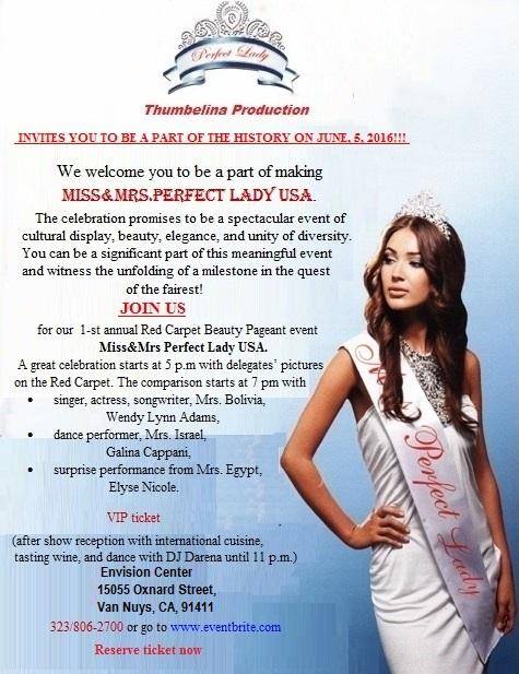 Join Miss and Mrs Perfect Lady USA Beauty Pageant at Envision Center in ...