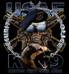 USAF Security Forces K-9 Coin Unleashed! -- Vision-Strike-Wear.Com | PRLog