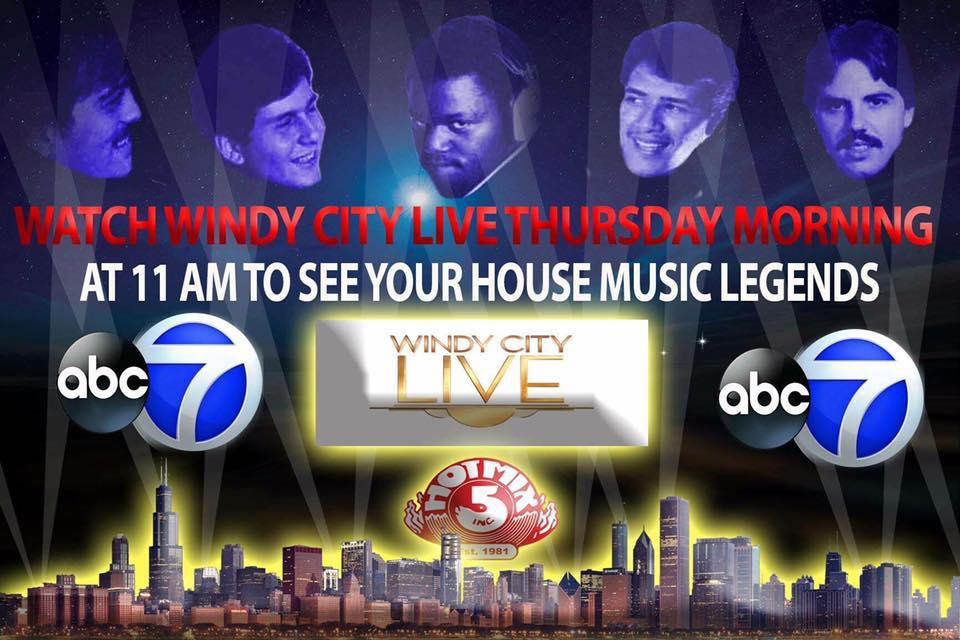 Chicago's Legendary Hot Mix 5 to Throwback Thursday Morning on ABC Windy City LIVE TV Show -- June 11th Hot 5 Festival McCormick Chicago PRLog