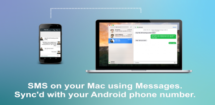 how to receive android texts on mac