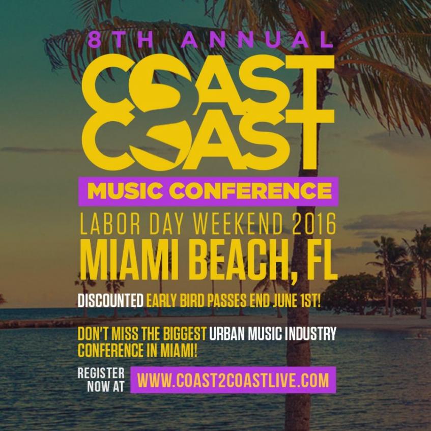 Coast 2 Coast Music Conference Miami, FL Labor Day Weekend 