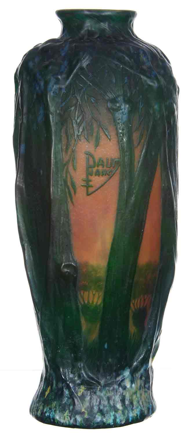 Sold at Auction: DAUM NANCY MOLD BLOWN VASE.