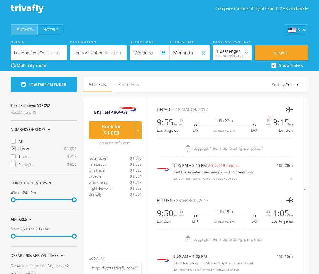 12624898 Trivafly Trivago Flights 