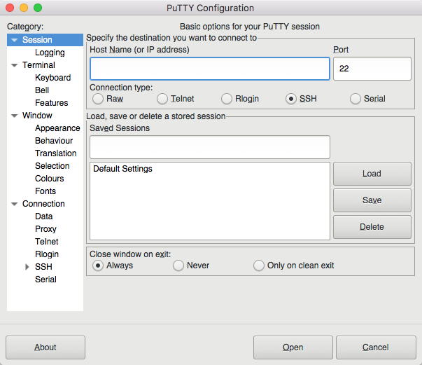 download putty for mac