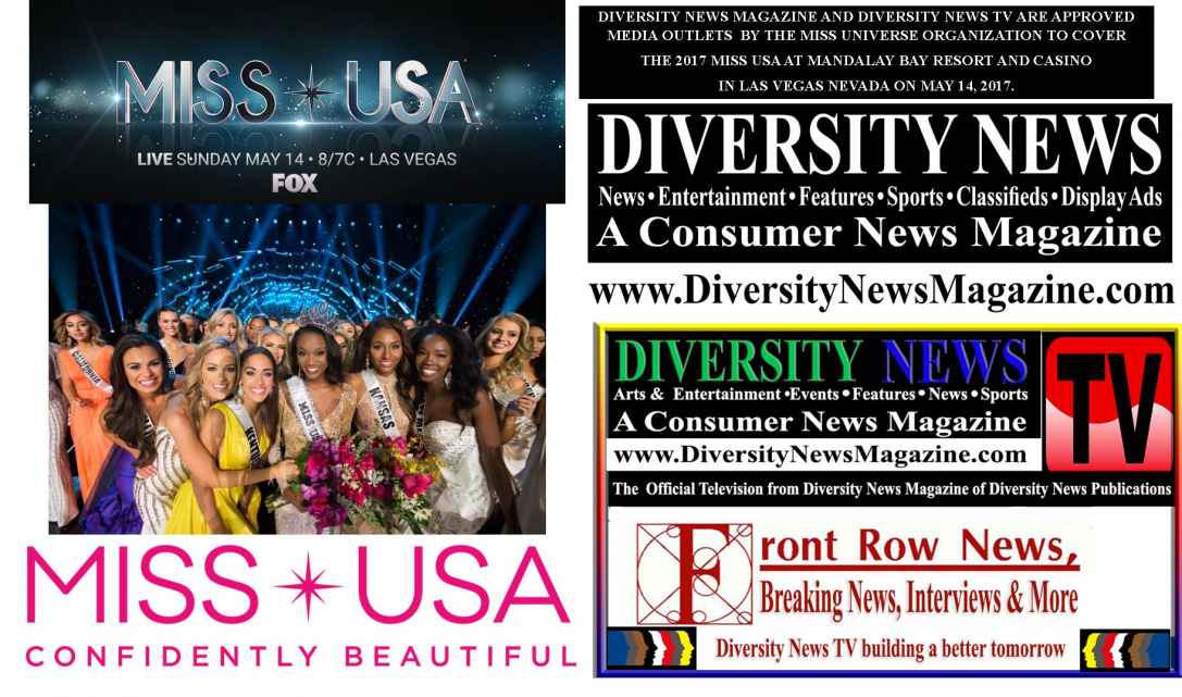 Diversity News Magazine and TV Will Cover the 2017 MISS USA Competition